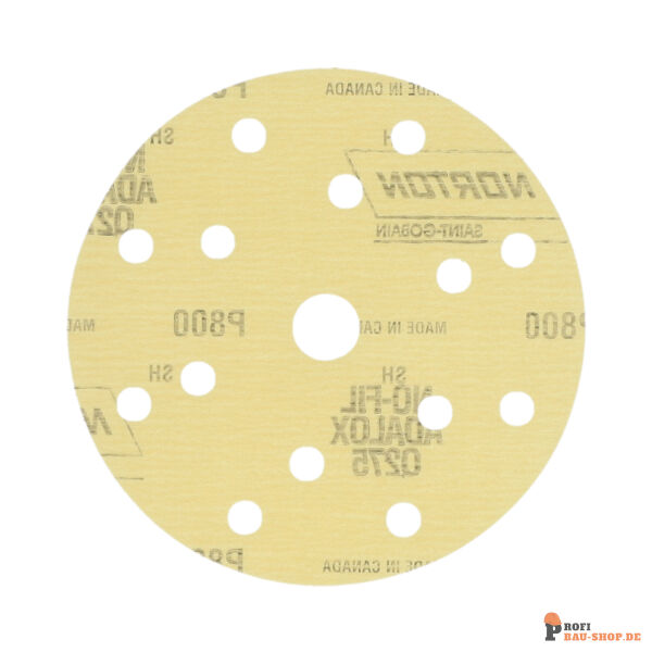 nortonschleifmittel/NORTON_schleifmittel_77696088154 Discs Selfgrip Norton Norton Pro Film 15x18 Grit 800 14 holes_147005